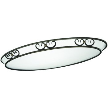 LITHONIA LIGHTING 207U66 Ceiling Light Fixture, 120 V, 2-Lamp, T6 Lamp, 4100 K Color Temp, Steel Fixture