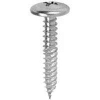 Teks 21508 Lath Screw, #8 Thread, Truss Head, Phillips Drive, Sharp Point, Steel, Zinc, 170 PK