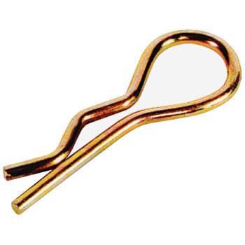 SpeeCo S07092500 Pin Clip, 2-15/16 in L, Steel, Yellow Zinc Dichromate