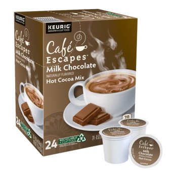 Keurig 5000330121 K-Cup Pod, Milk Chocolate, Yes Caffeine Box