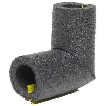 Frost King 5ELB78H Elbow Pipe Insulation, 3/4 in Dia, Foam, 3/4 in Copper, 1/2 in Iron Pipes Pipe