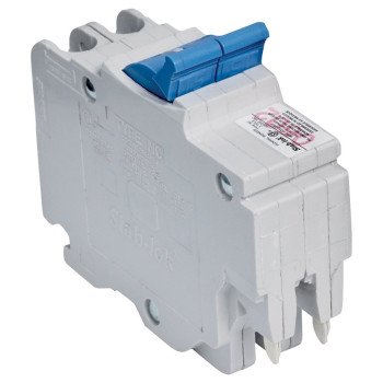 Square D Stab-lok NC0215 Circuit Breaker, Mini, 15 A, 2 -Pole, 120/240 VAC, Plug Mounting, White