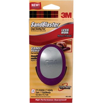 3M SandBlaster Pro-Grade 463-000 Sanding Tool, 120 Grit