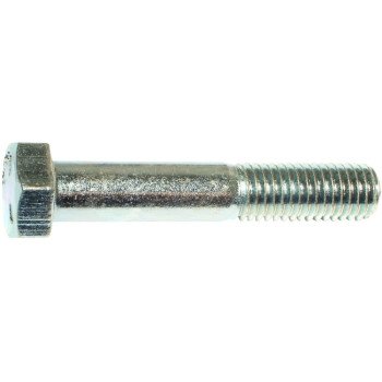 Midwest Fastener 53392 Cap Screw, 5/8-11 Thread, 3-1/2 in L, Coarse Thread, Hex Drive, Zinc, 15 PK