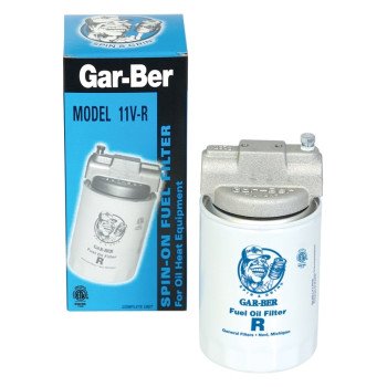 General Filters Gar-Ber 1600 Spin-On Fuel Filter, 3/8 in Connection, NPT, 45 gph, 10 um Filter, Aluminum Head