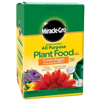 Miracle-Gro 2001123 Plant Food, 1.5 lb, Solid, 24-8-16 N-P-K Ratio