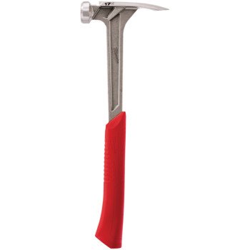 Milwaukee 48-22-9017 Hammer, 17 oz Head, Framing, Straight Head, Steel Head, 16-1/8 in OAL