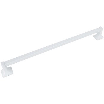 Boston Harbor L3624-51-073L Towel Bar, 24 in L Rod, White, Surface