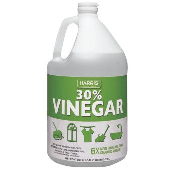 Harris VINE30-128 Cleaning Vinegar, 1 gal, Liquid, Vinegar, Pungent, Clear