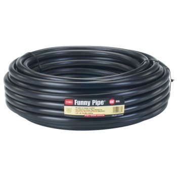 Toro 53338 Funny Pipe, 3/8 in, 100 ft L, Polyethylene, Black