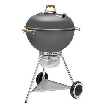 Weber 70th Anniversary Series 19521001 Kettle Charcoal Grill, 363 sq-in Primary Cooking Surface, Hollywood Gray