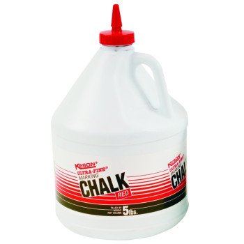 Keson PROCHALK Series 105R Marking Chalk Refill, Red, Permanent