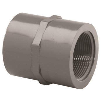 Lasco 835005BC Pipe Adapter, 1/2 in, Slip x FIP, PVC, SCH 80 Schedule