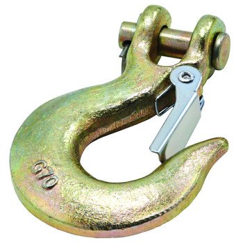 National Hardware 3256BC Series N830-319 Clevis Slip Hook with Latch, 5/16 in, 4700 lb Working Load, Steel