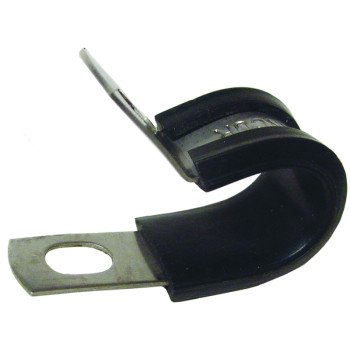 Gardner Bender PPR-1600 Cable Clamp, 1 in Max Bundle Dia, Rubber/Steel, Black