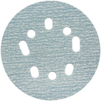 Norton ProSand Series 07660768326 Vacuum Disc, 5 in Dia, Coated, 120 Grit, Medium, Ceramic Alumina Abrasive, 8-Hole