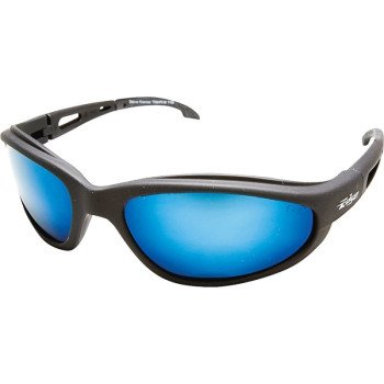 Edge TSMAP218 Polarized Safety Glasses, Unisex, Polycarbonate Lens, Full Frame, Nylon Frame, Black Frame