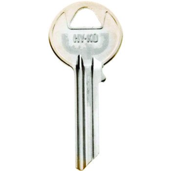 Hy-Ko 11010Y54 Key Blank, Brass, Nickel, For: Yale Cabinet, House Locks and Padlocks