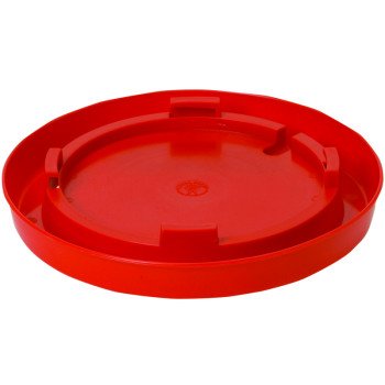 Little Giant 780 Poultry Waterer Base, 11 in Dia, 1-3/4 in H, 1 gal Capacity, Plastic, Red