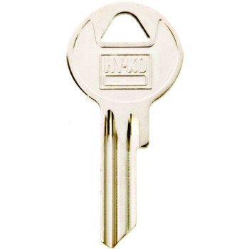 Hy-Ko 11010Y6 Key Blank, Brass, Nickel, For: Yale Cabinet, House Locks and Padlocks