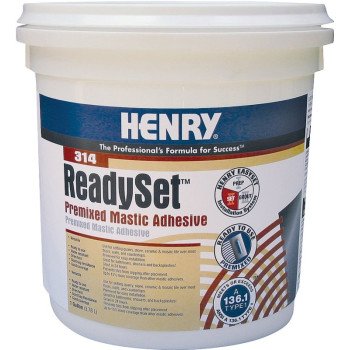 Henry 12256 Mastic Adhesive, Off-White, 1 gal, Container