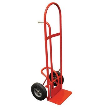 Milwaukee Hand Truck 47025 Hand Truck, 14 in W Toe Plate, 8 in D Toe Plate, 800 lb, Puncture Proof Caster