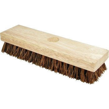 Quickie 225 Deck Scrub Brush, 1 in L Trim, 2-1/2 in W Brush