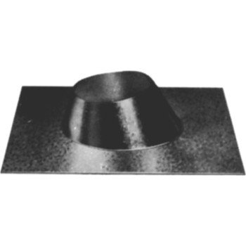 AmeriVent 6FFU Roof Vent Flashing, Galvanized Steel