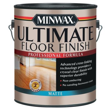 Minwax 131040000 Ultimate Floor Finish, Matte, Liquid, 1 gal