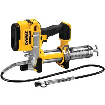 DEWALT DCGG571B Grease Gun, Includes: DCGG571B 20 V Max Grease Gun, Shoulder Strap, 14.5 oz Cartridge