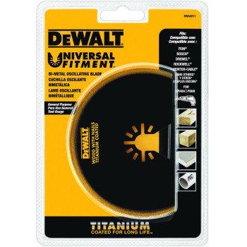 DEWALT DWA4211 Oscillating Blade, 4 in, Titanium