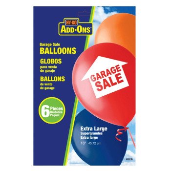 Hy-Ko ADD-Ons Series 40636 Balloon, GARAGE SALE, Vinyl