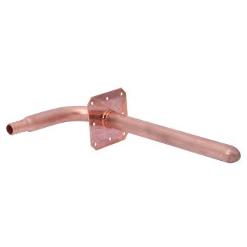 SharkBite 25094A Stub-Out Pipe Elbow, 1/2 in, Barb, Copper, 80 to 160 psi Pressure