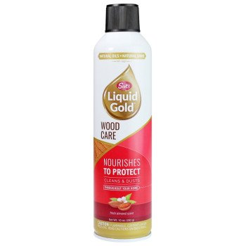 Scott's Liquid Gold 10011-1 Wood Cleaner and Preservative, 11.5 oz Aerosol Can, Liquid, Almond, Amber