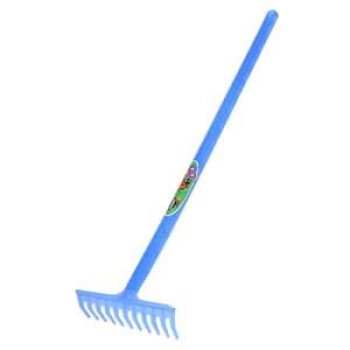 Garant GKBR11 Kid's Garden Rake, 9 in W Head, 11-Tine, Poly Tine, Poly Head