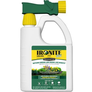 Ironite 100525937 Lawn Fertilizer, 32 oz, Liquid, 7-0-1 N-P-K Ratio