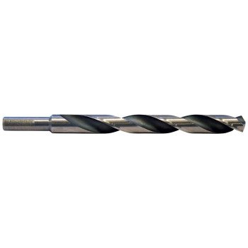 Vulcan 289081OR Jobber Drill Bit, 13/32 in Dia, 5-1/4 in OAL, 3-Flat, Reduced Shank