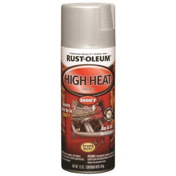 Rust-Oleum 248904 Engine Spray Paint, Flat, Aluminum, 12 oz, Can