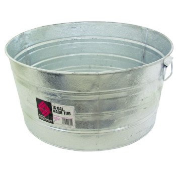 Behrens 0 Wash Tub, 9 gal Capacity, Steel