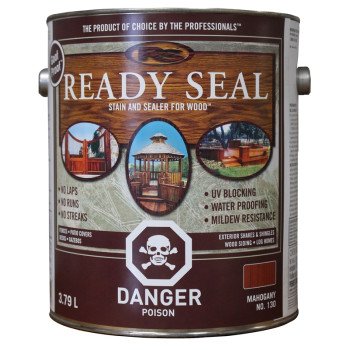 Ready Seal 130C Wood Stain and Sealant, Mahogany, 1 gal