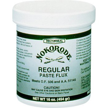 Nokorode 14030 Regular Flux, 1 lb, Paste, Tan