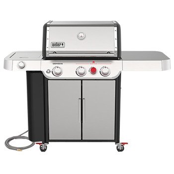 Weber GENESIS S-335 Series 37400001 Gas Grill, 39,000 Btu, Natural Gas, 3-Burner, 513 sq-in Primary Cooking Surface