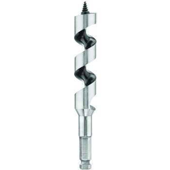 DEWALT DW1667 Auger Drill Bit, 3/4 in Dia, 6 in OAL, Hollow Center Flute, 7/16 in Dia Shank, Ball Groove Shank