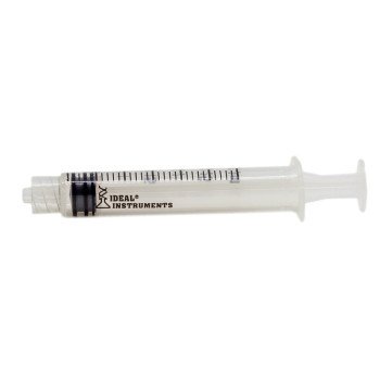 Ideal 9185 Disposable Syringe and Combo, 3 cc, Polypropylene