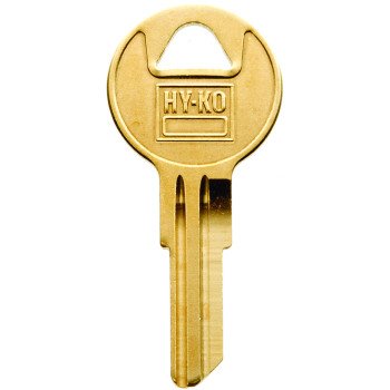 Hy-Ko 21200Y11BR Key Blank, Brass, Nickel, For: Yale Cabinet, House Locks and Padlocks