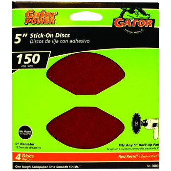 5IN 150GRIT PSA DISC 4PK