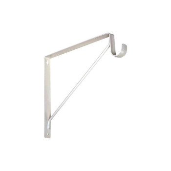 National Hardware N224-428 Shelf and Rod Bracket, 125 lb, Steel