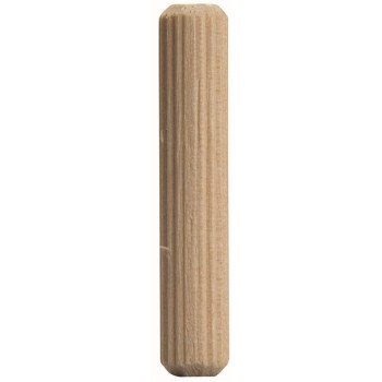 Waddell 876F DP-10 Dowel Pin, 3/8 in Dia, 2 in L, Hardwood