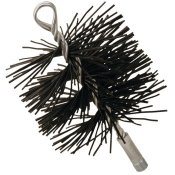 Imperial Polysweep BR0078 Round Chimney Brush, 7 in Dia Brush, Polypropylene Trim