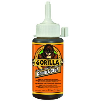 Gorilla 5100402 Wood Glue, Brown, 4 oz